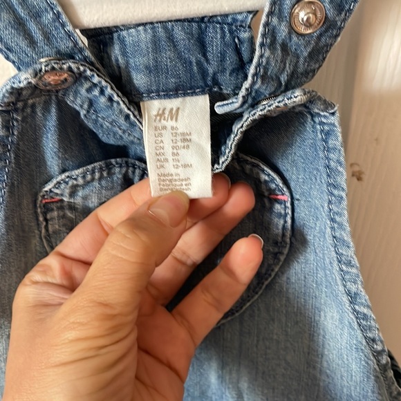 H&M Conscious denim romper soft girl - Picture 4 of 5